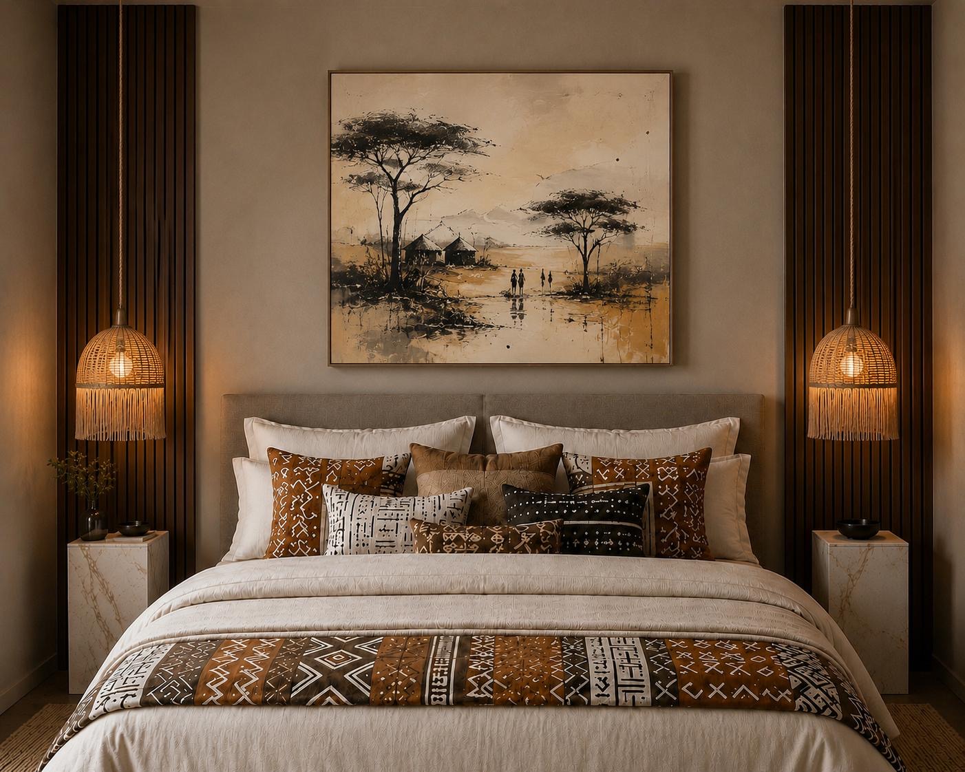 Courtyard Suite at Lukas Garden Accra — A quiet suite with direct access to the garden walkways and inner courtyard.