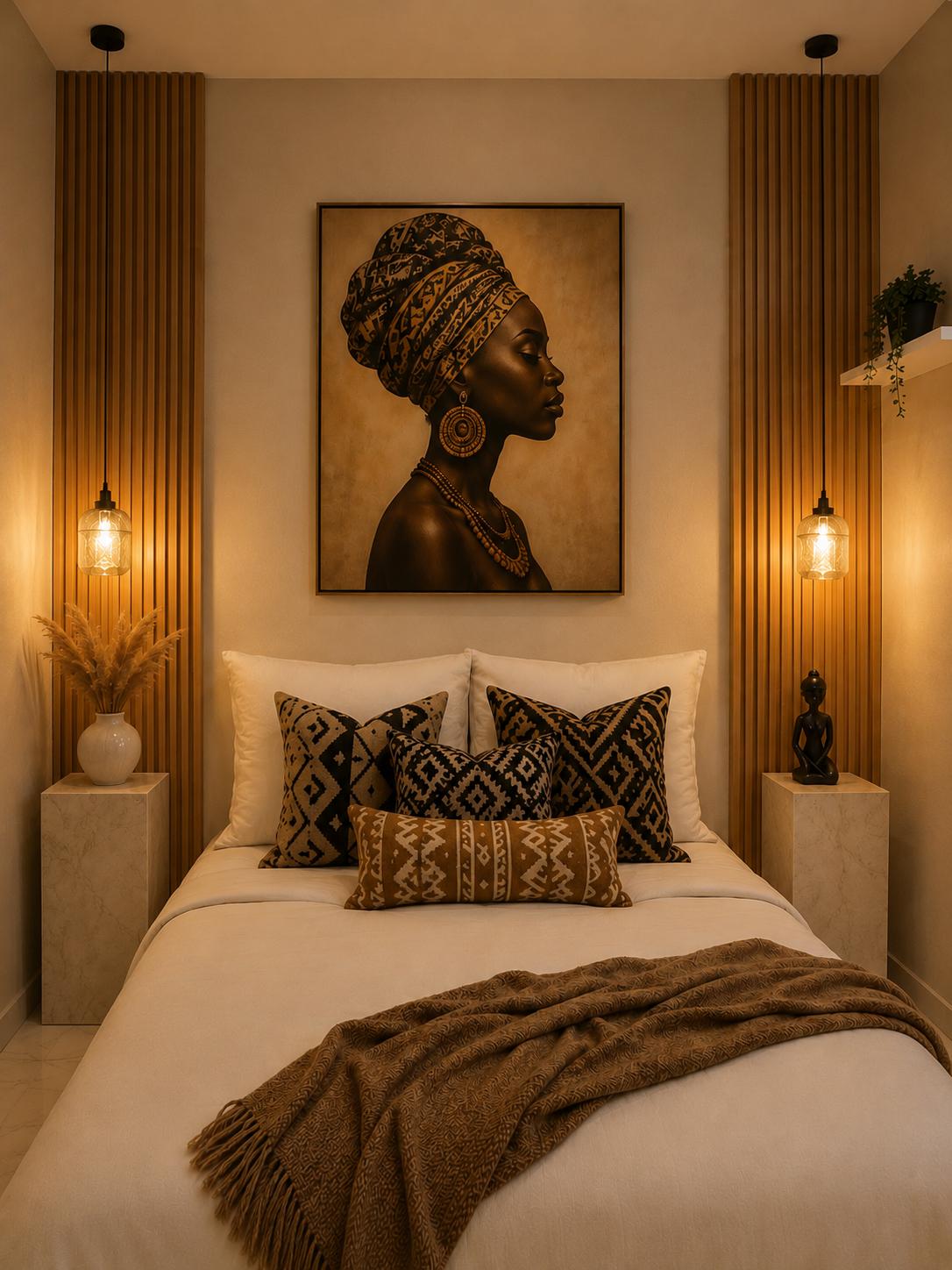 Estate View Room at Lukas Garden Accra — Wide views across the wider estate, bright and generously proportioned.